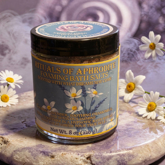 RITUALS OF APHRODITE · Foaming Bath Salts · Scented with What Dreams May Come