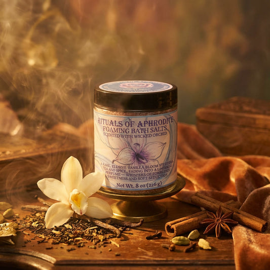 RITUALS OF APHRODITE · Foaming Bath Salts · Scented with Wicked Orchid