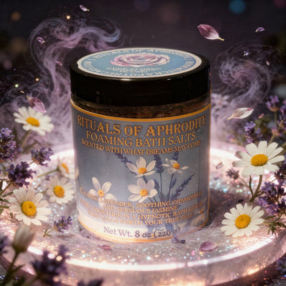 RITUALS OF APHRODITE · Foaming Bath Salts · Scented with What Dreams May Come