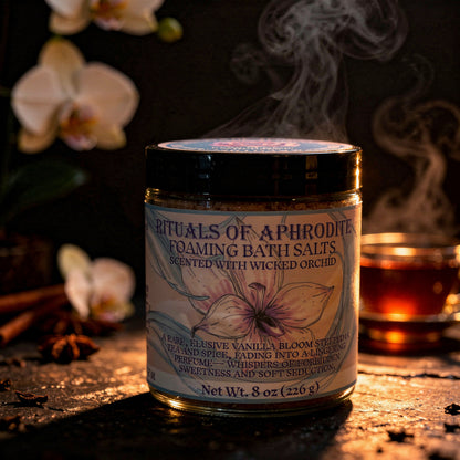 RITUALS OF APHRODITE · Foaming Bath Salts · Scented with Wicked Orchid